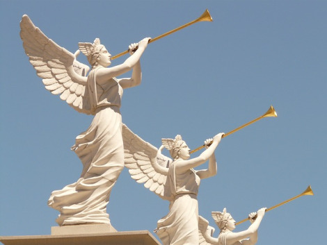 Three Woe Trumpets